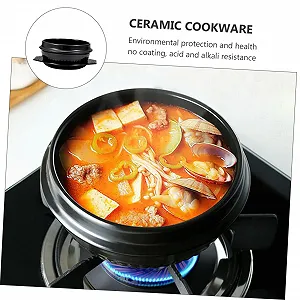 Горшочек для риса NOLITOY керамический с блюдцем термостойкий synthetic.ua - Фото 1