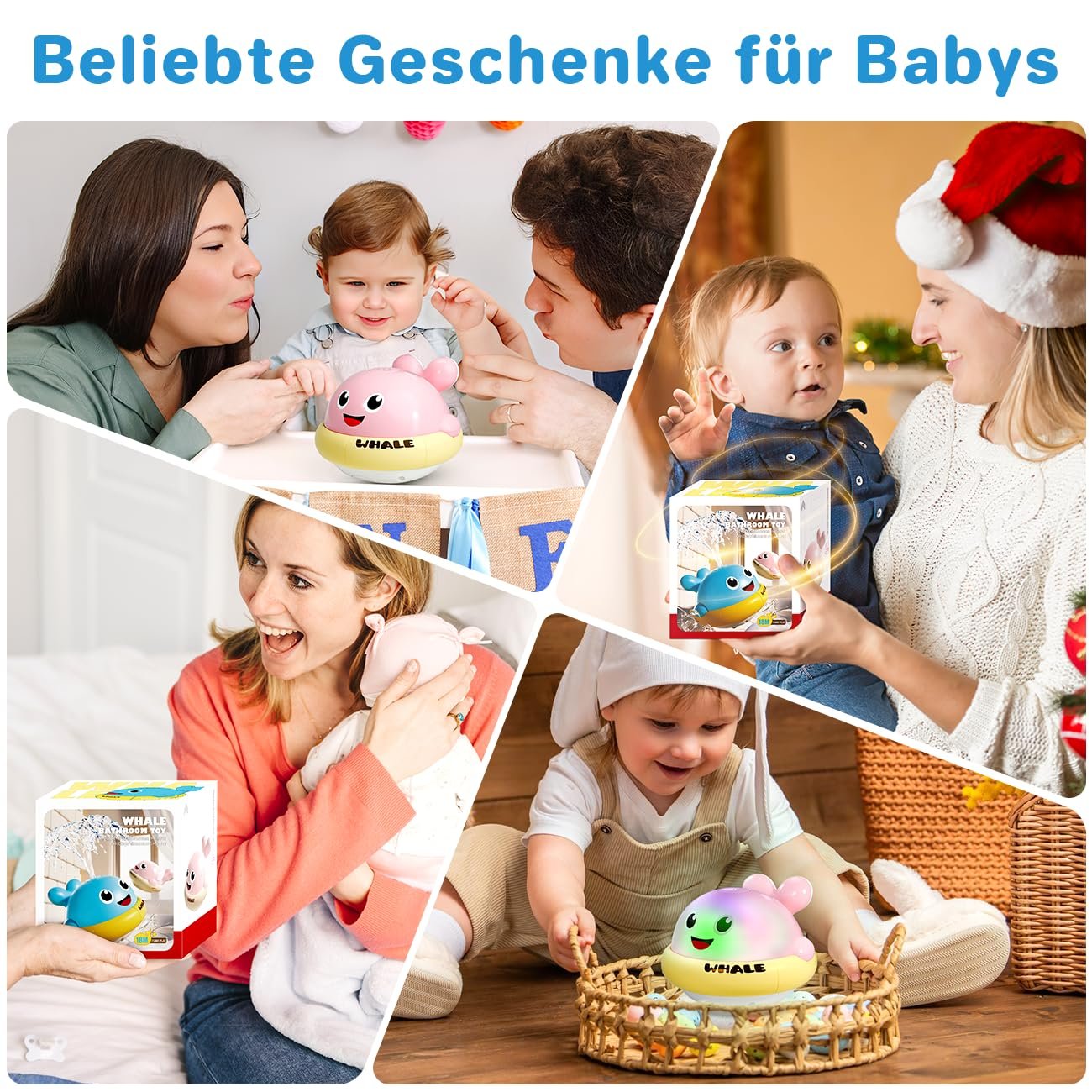 Игрушка для ванны Светящийся кашалот для купания, фото №6