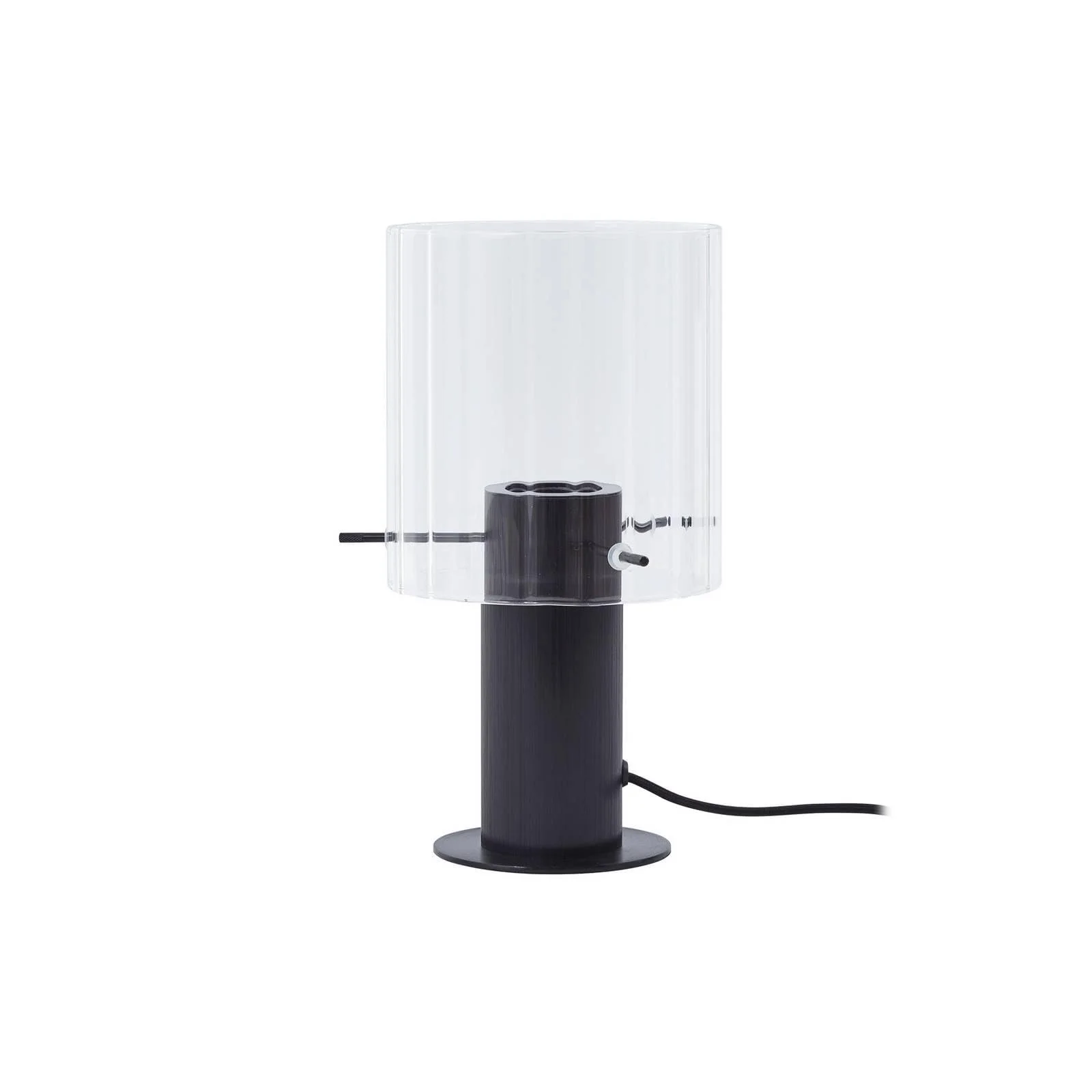 Настільна лампа Lucande Eirian 1 x E27 прозорий метал, фото №1