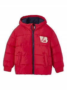 Куртка стьобана для хлопчиків VERTBAUDET у стилі коледж з переробленого поліестеру - Фото 1