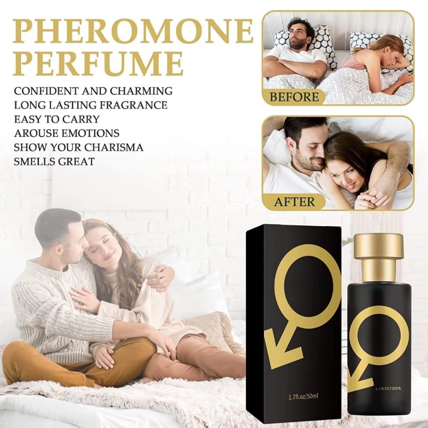Одеколон Pheromones Men's Cologne Romantic Glitter Парфюм Долговременное действие, фото №6