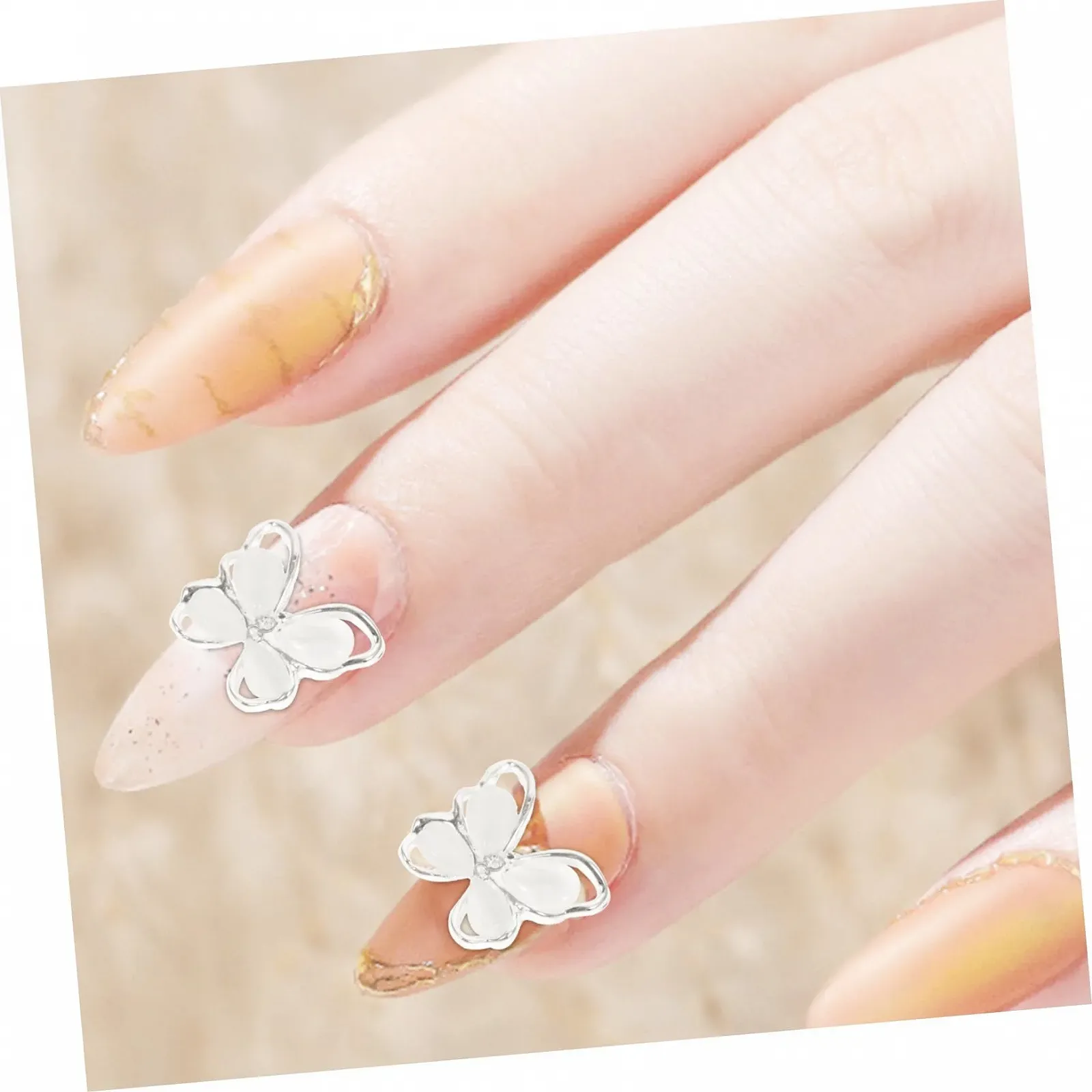 Украшения для ногтей Бабочка FRCOLOR 4 набора, стразы для украшения ногтей, 10 штук x 4, фото №7