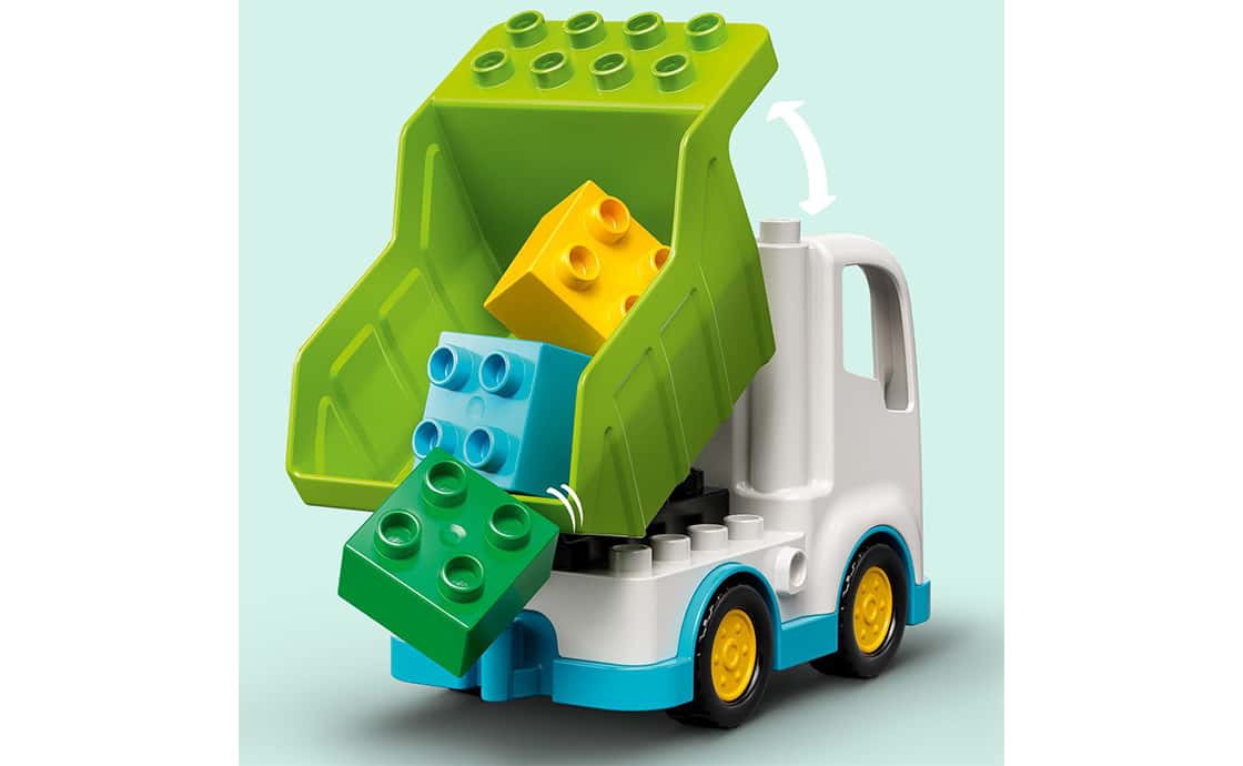 Конструктор LEGO Сміттєвоз і сміттєпереробка 19 деталей 10945, фото №6