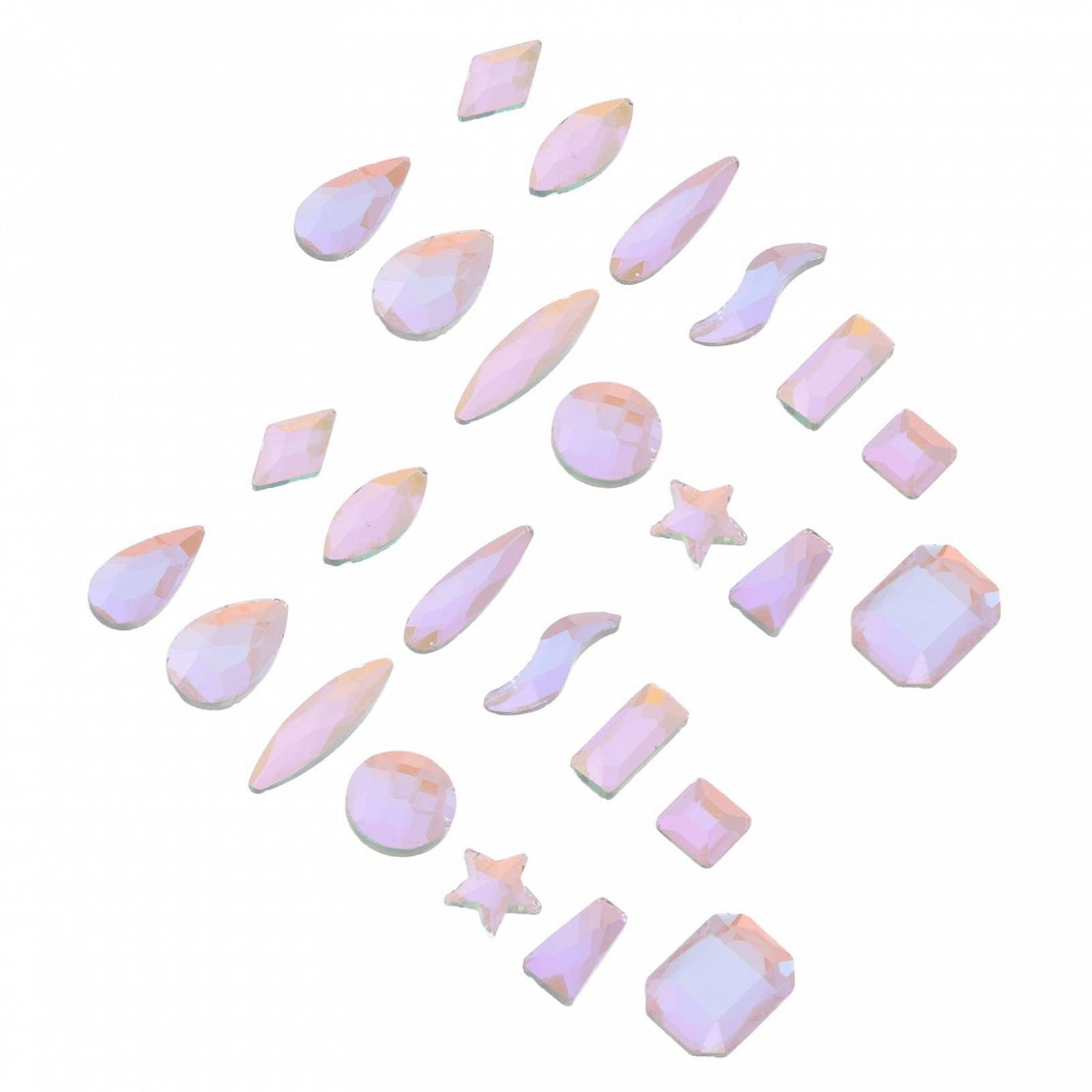 Украшения для ногтей Упаковка 100 шт. Стразы для лица Разные драгоценные камни для ногтей Стразы для ногтей Маникюр Кристаллы для ногтей Декор своими руками, фото №1