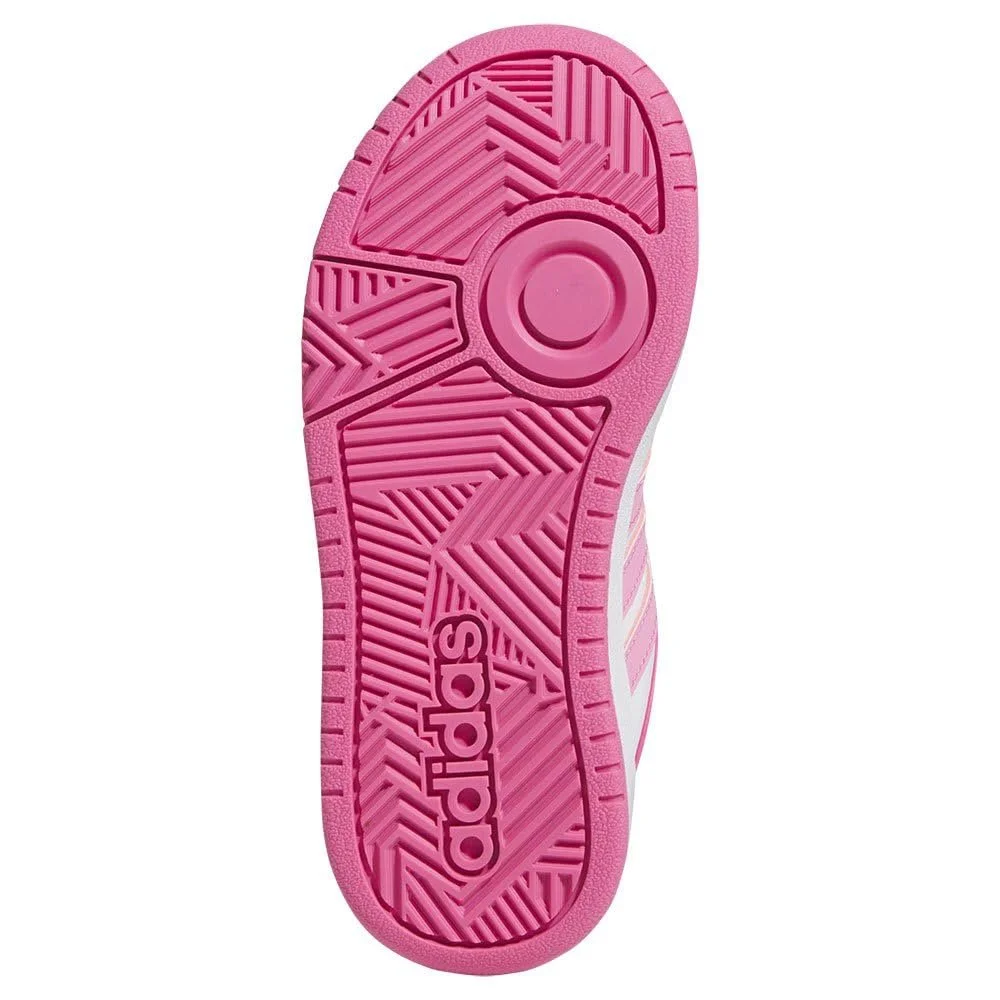 Кросівки дитячі adidas Hoops 3.0 FTWR White-Bliss Pink-Pulse Magenta, фото №3