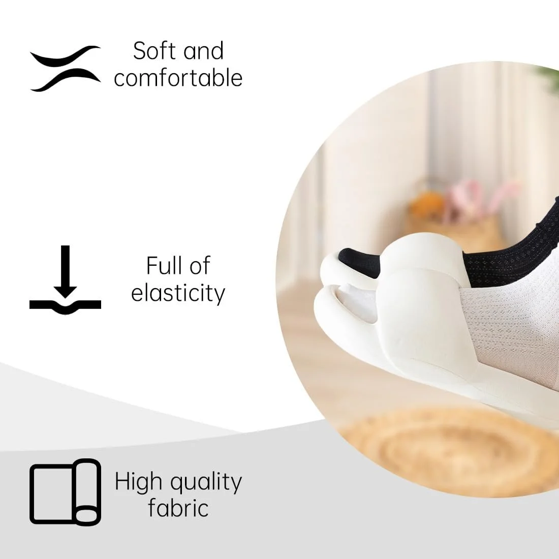 Шкарпетки Жіночі з оборками М'які, 2 пари, фото №4