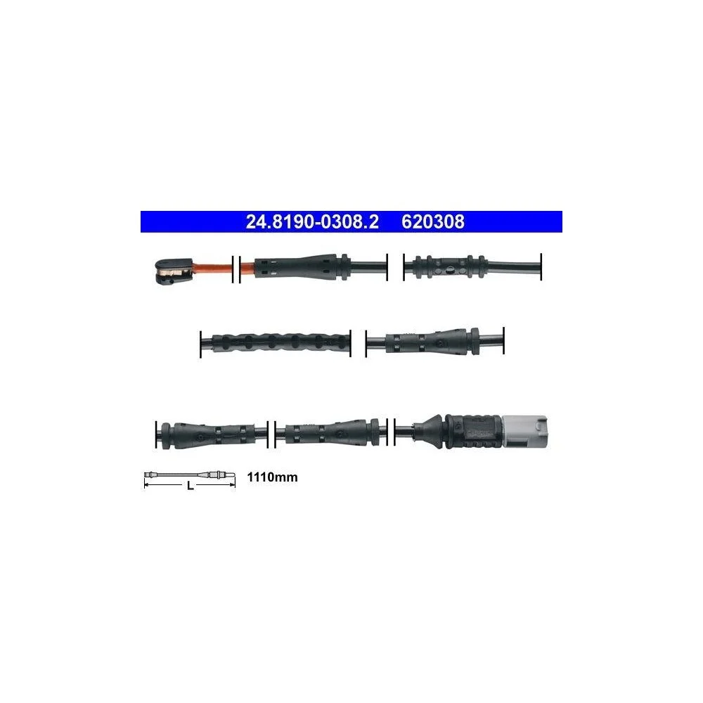 Датчик износа тормозных колодок ATE 24.8190-0308.2 для BMW задняя ось, фото №1