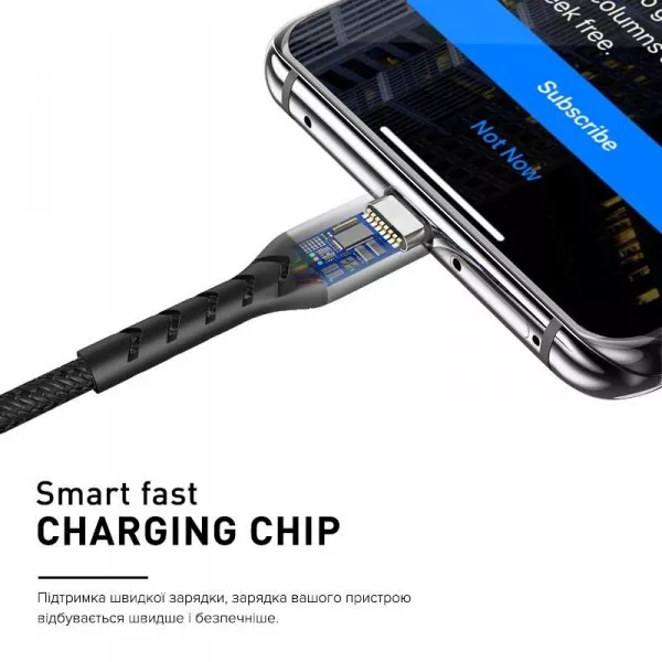 Кабель Luxe Cube Kevlar USB-microUSB 1.2м, белый 8886668686266, фото №3