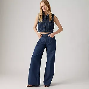 Женские джинсы Levis - Baggy Dad Wide Leg Let'S Get Lost Again - 26 34 synthetic.ua - Фото 1