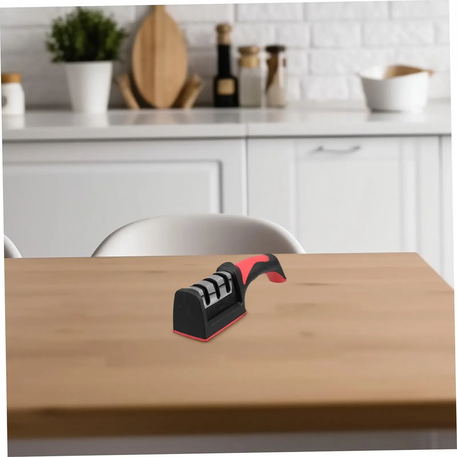 Ручная точилка для ножей Ciieeo Трехуровневая Нержавеющая сталь, фото №5