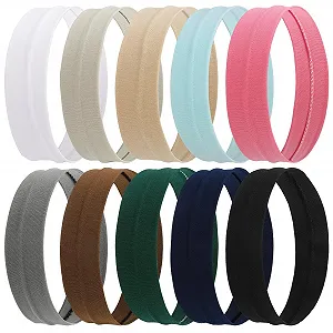 Спортивна Пов'язка на Голову Різні Кольори, Набір 10 штук - Фото 1