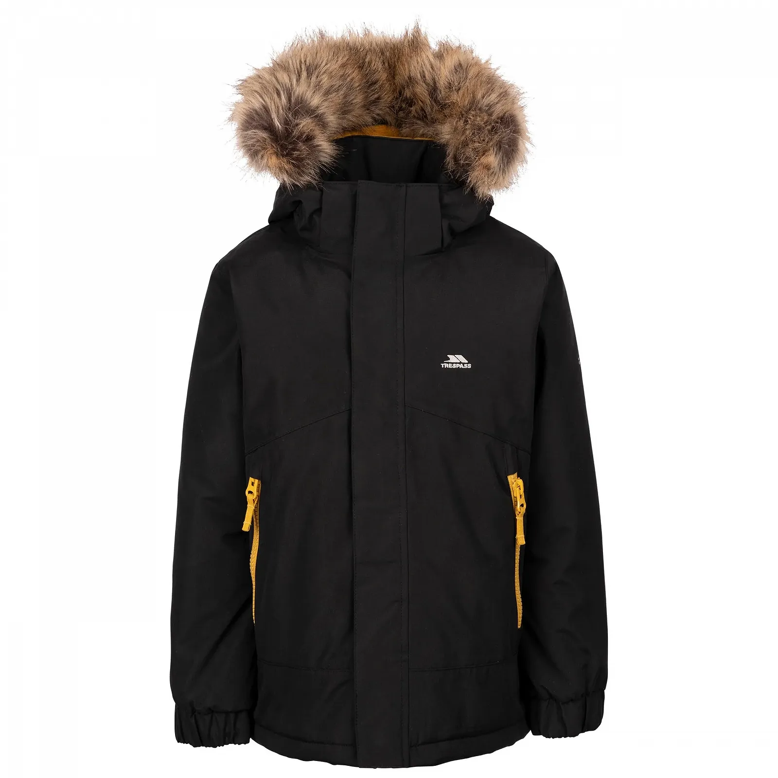 Водонепроницаемая стеганая детская куртка с капюшоном Trespass Wyald, фото №1