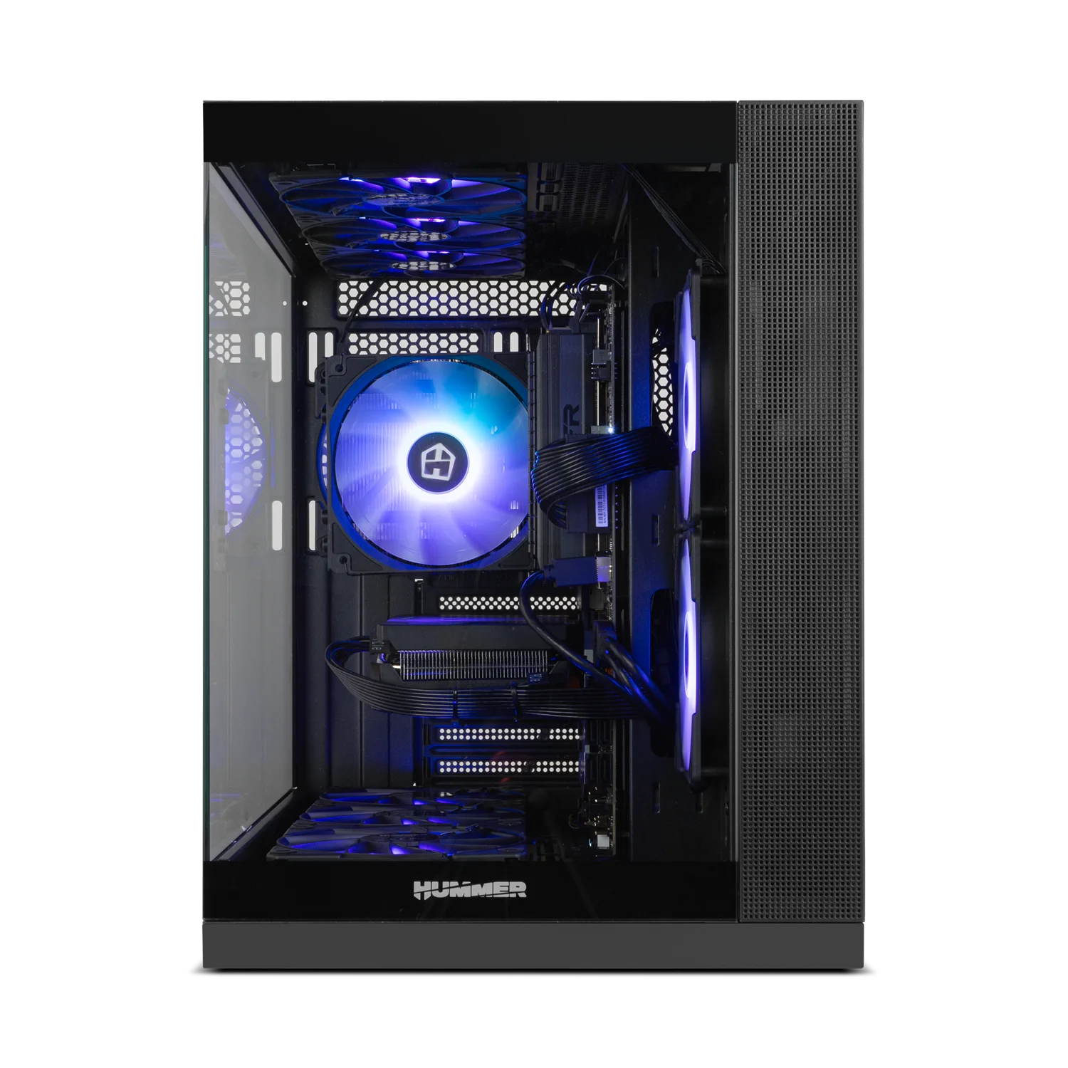 Корпус Nox Hummer Astra Neo / без БЖ / Mid-Tower / Без БП / ATX, M-ATX, ITX / USB Type-C / Панорамне стекло / Чорний, фото №6