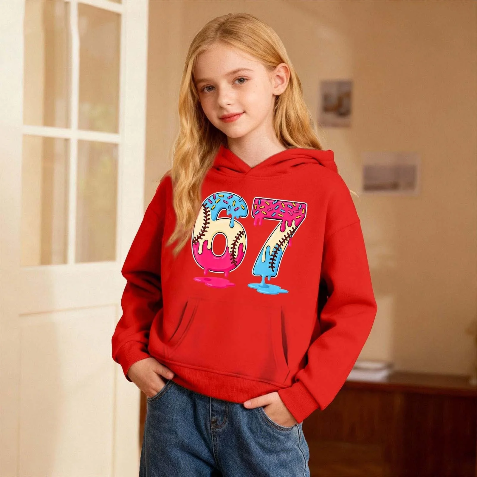 Пуловер з принтом, з довгими рукавами, з круглим вирізом, фото №5 Пуловер з принтом, з довгими рукавами, з круглим вирізом, фото №5