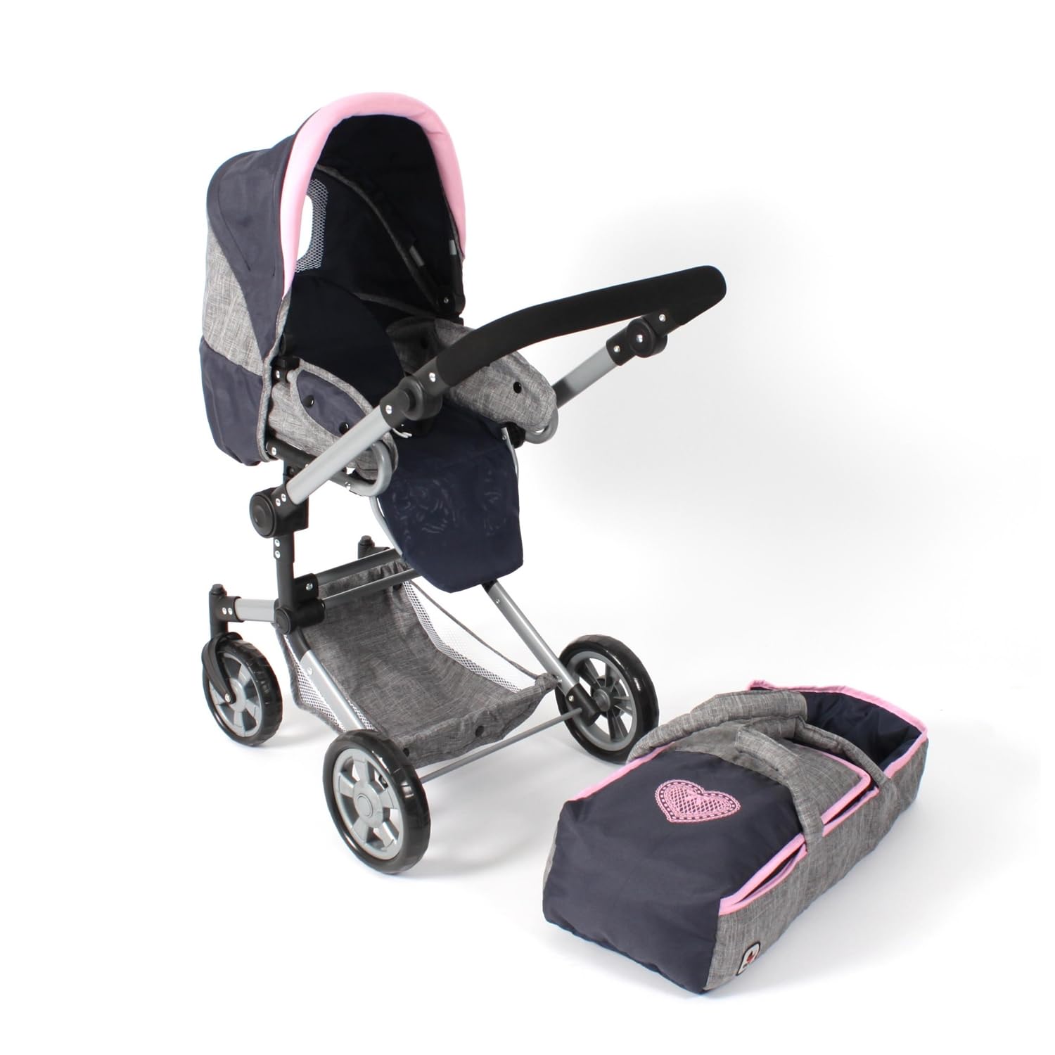 Коляска Bayer Chic 2000 Jara 587 26 сірий темно-синій, фото №4 Коляска Bayer Chic 2000 Jara 587 26 сірий темно-синій, фото №4