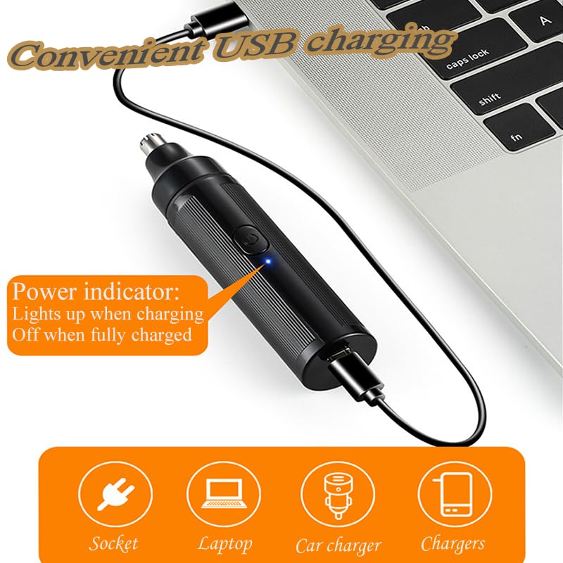 Машинка для стрижки волосся в носі Portable Електрична USB акумуляторна Водонепроникна, фото №4
