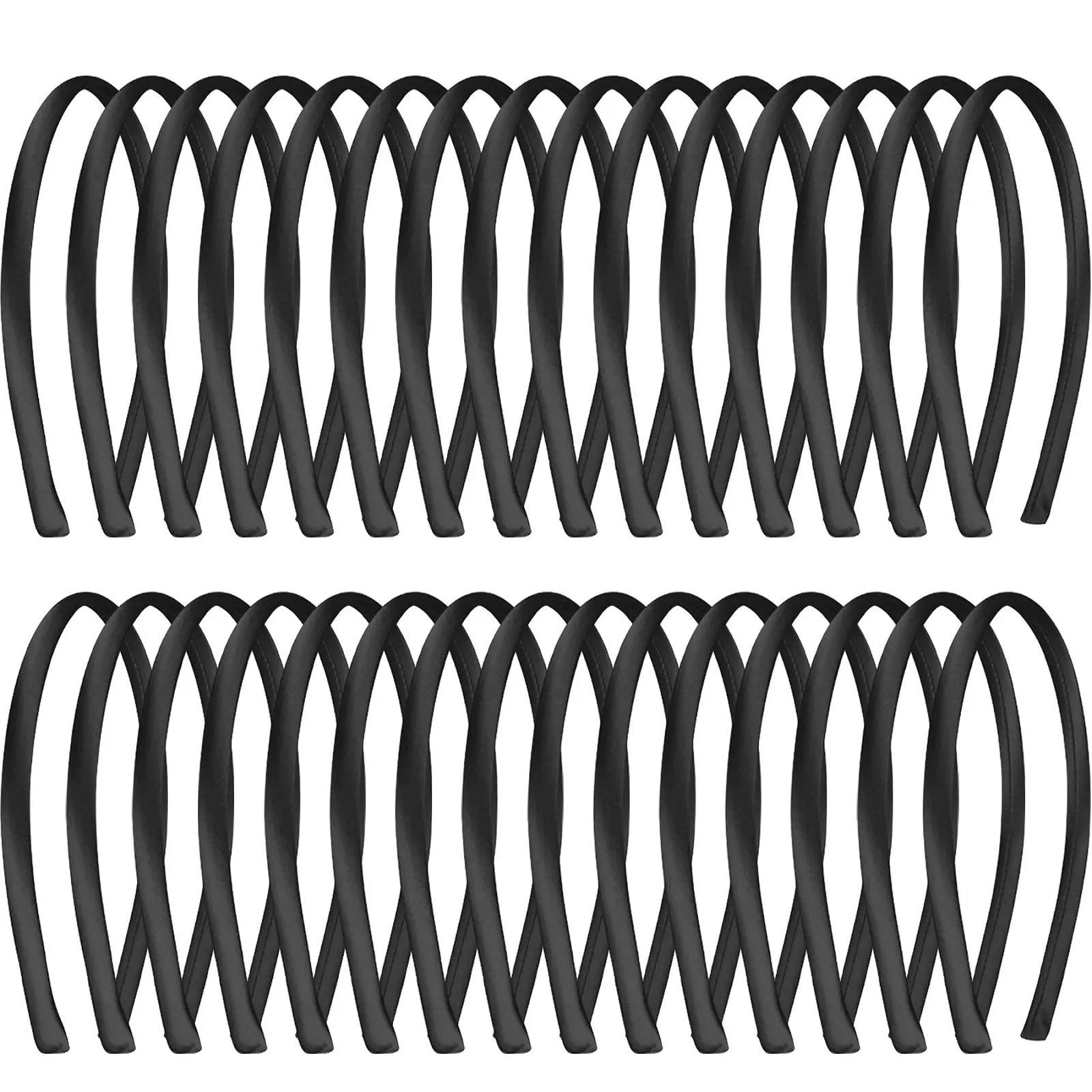 Обруч Duufin Атласний 1 см, фото №1