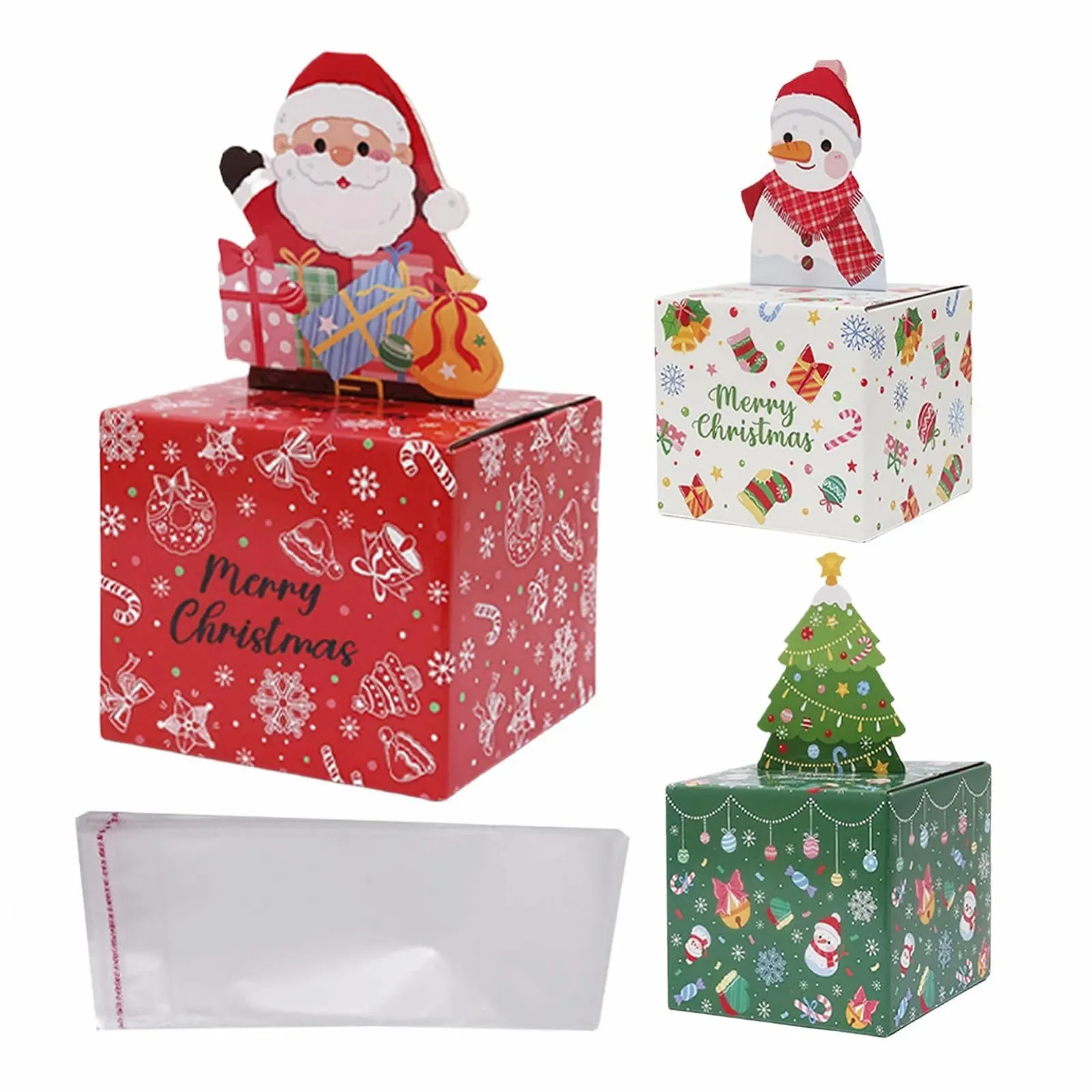 Скарбничка Різдвяна Набір 3 коробки та 90 пакетів Висувна касета, фото №8