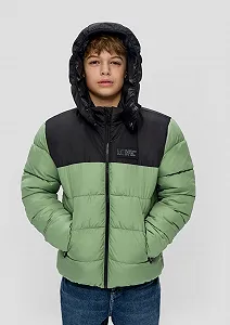 Куртка s.Oliver Jungen стьобана з капюшоном synthetic.ua - Фото 1