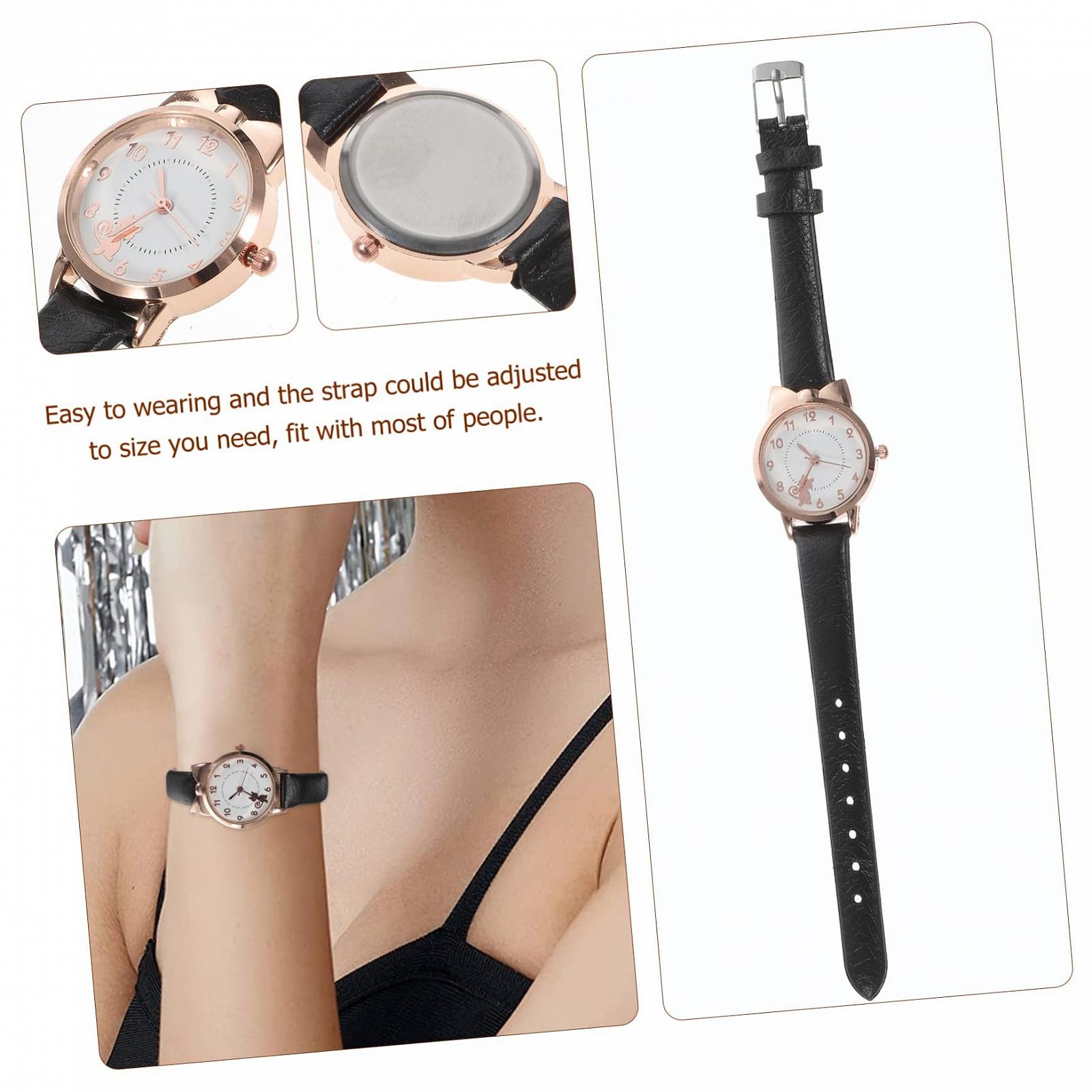 Часы Женские PartyKindom Кварцевые Электронные С Регулируемым Ремешком, фото №3