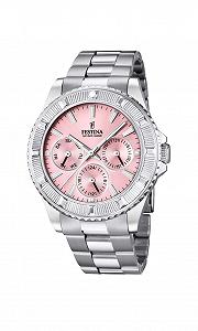 Купить Женские часы Festina Stainless Steel F16690/A Серебристый, розовый, Браслет - Фото 1 Женские часы Festina Stainless Steel F16690/A Серебристый, розовый, Браслет - Фото 1