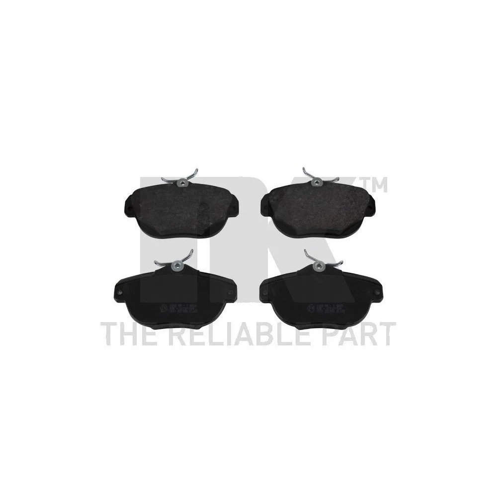 Комплект гальмівних колодок, дискове гальмо NK 221958 для CITROËN задня вісь, фото №1 Комплект гальмівних колодок, дискове гальмо NK 221958 для CITROËN задня вісь, фото №1