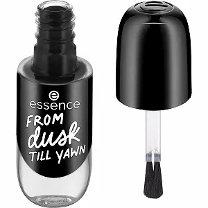 Гель-лак essence 46 Black, стойкий, для экспресс-маникюра, быстросохнущий, глянцевый, насыщенный цвет, без ацетона, веганский, без микропластика, без отдушек, 8 мл synthetic.ua - Фото 1