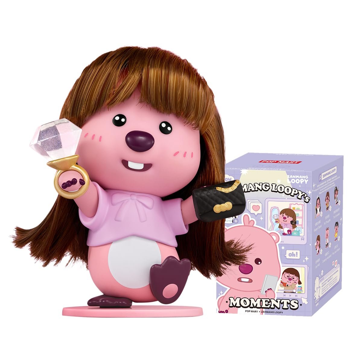 Фигурка POP MART ZANMANG LOOPY's Moments Series, коллекционная, 8.6-10.3 см, 1 шт., фото №1