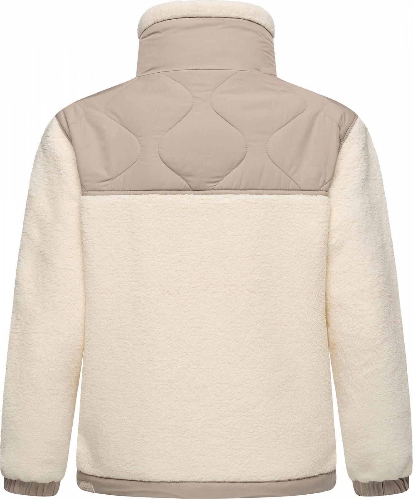 Куртка Teddy Fleece женская Ragwear Arctika Плюшевая куртка с стегаными деталями, фото №3