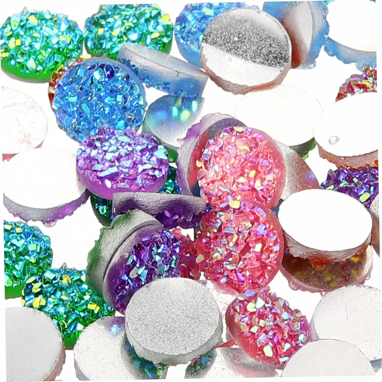 Стразы Hohopeti Gypsophila с плоским основанием, 100 шт, фото №9