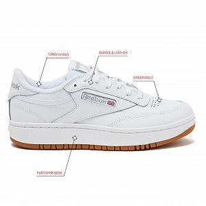 Кроссовки Reebok Club C Double женские synthetic.ua - Фото 1
