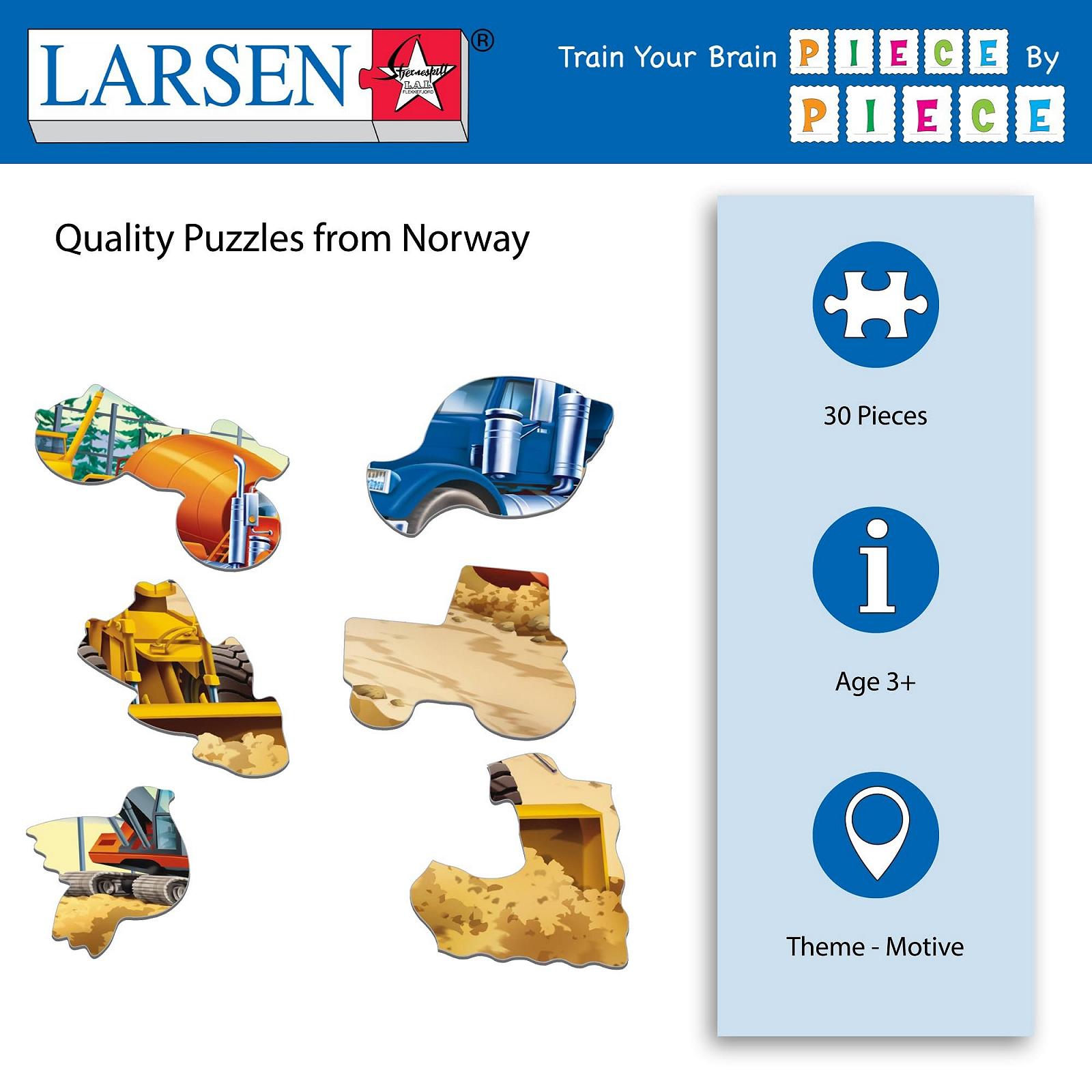 Пазл Larsen US1 Construction 30 деталей, фото №3