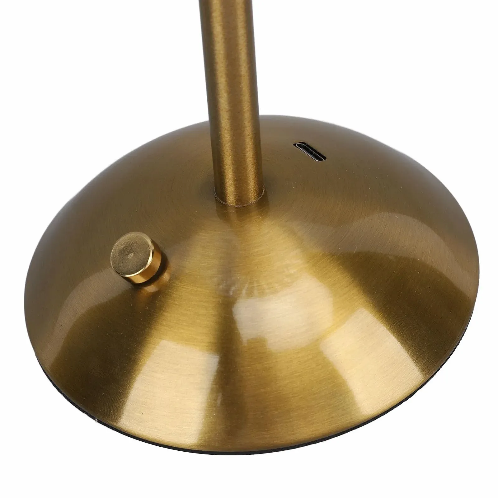 Настольная лампа Dpofirs Crystal сенсорная аккумуляторная USB LED беспроводная Gold, фото №8