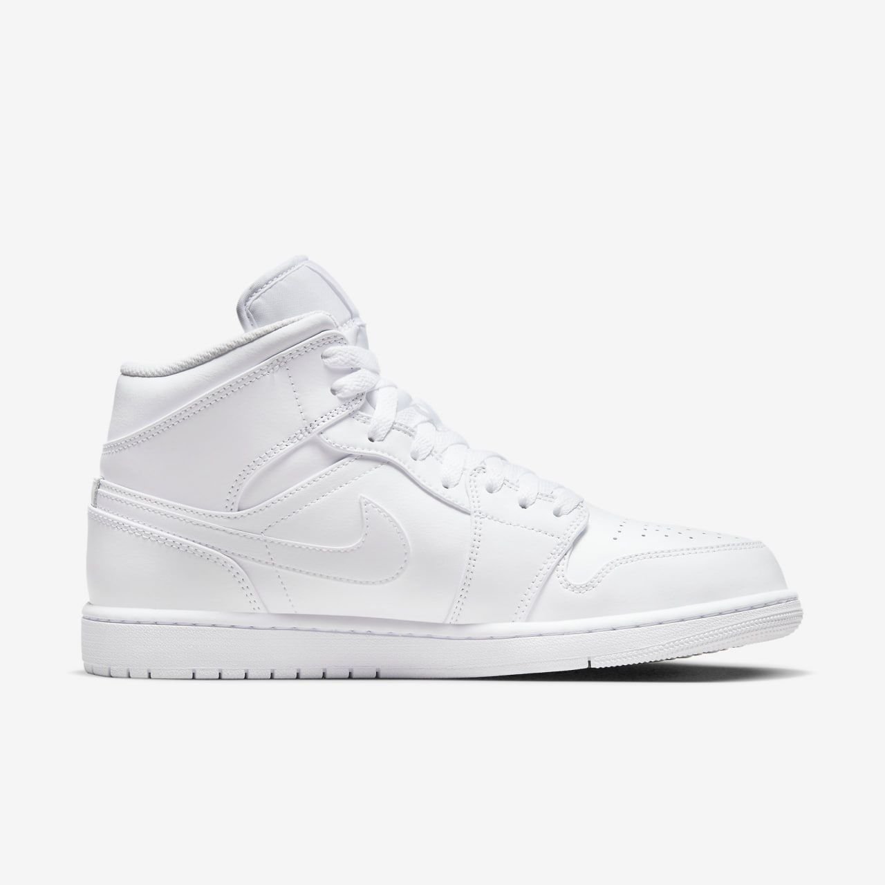 Кросівки Jordan 1 Mid White 44, фото №3