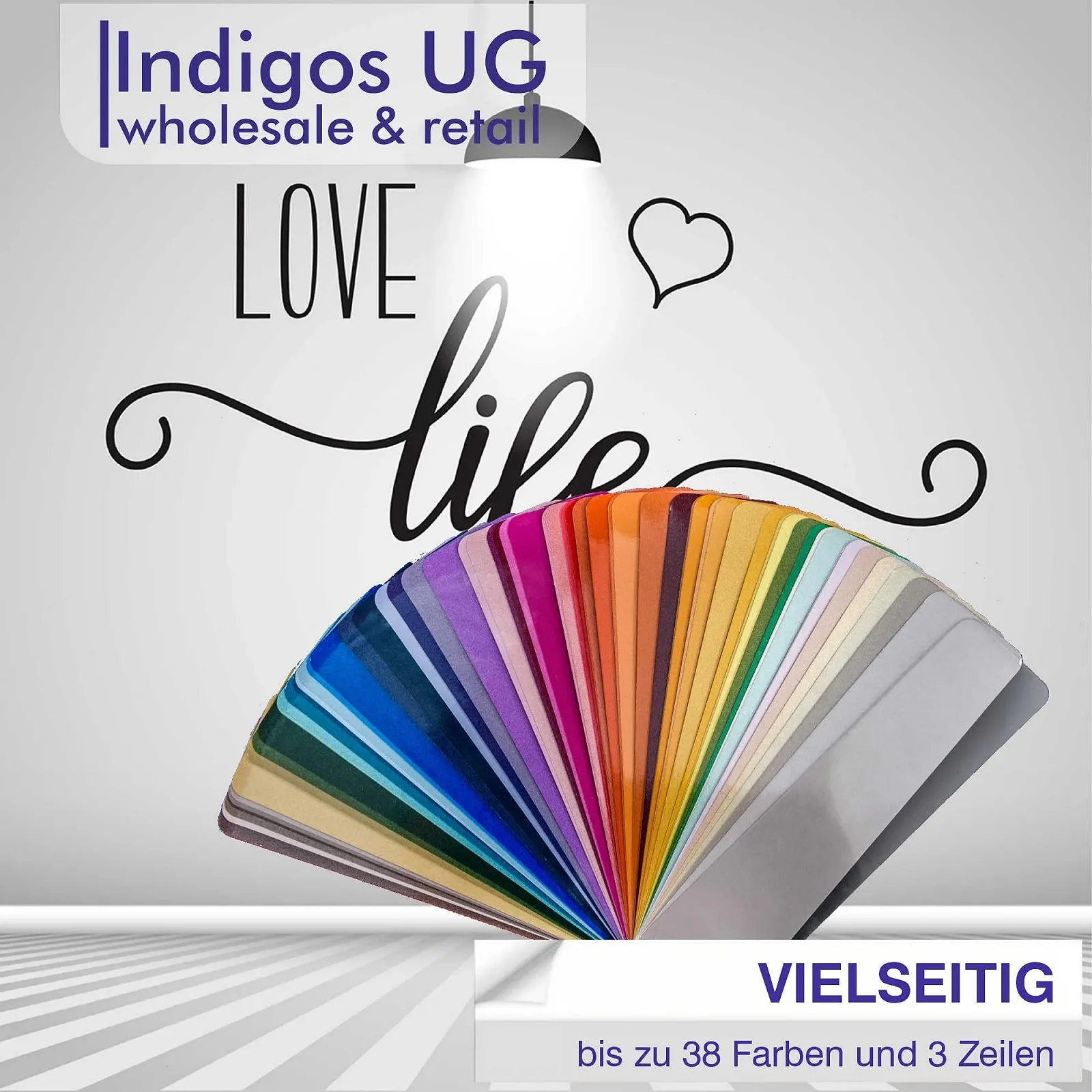 Наклейка на стіну з власним текстом Матова, фото №7