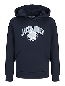 Толстовка Jack & Jones JJKAM Varsity Branding Sweat Hood JNR для хлопчиків - Фото 1