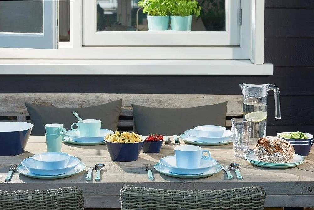 Набор пластиковых столовых приборов Mepal, 3 шт., Nordic Green, One Size, фото №4