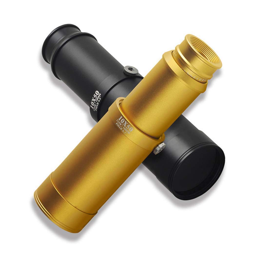 Монокулярний телескоп Stretch 10x50 Full Optical High Power HD Gold, фото №3
