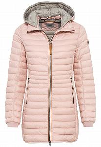 Жіноча стьобана куртка camel active зі знімним капюшоном - Фото 1
