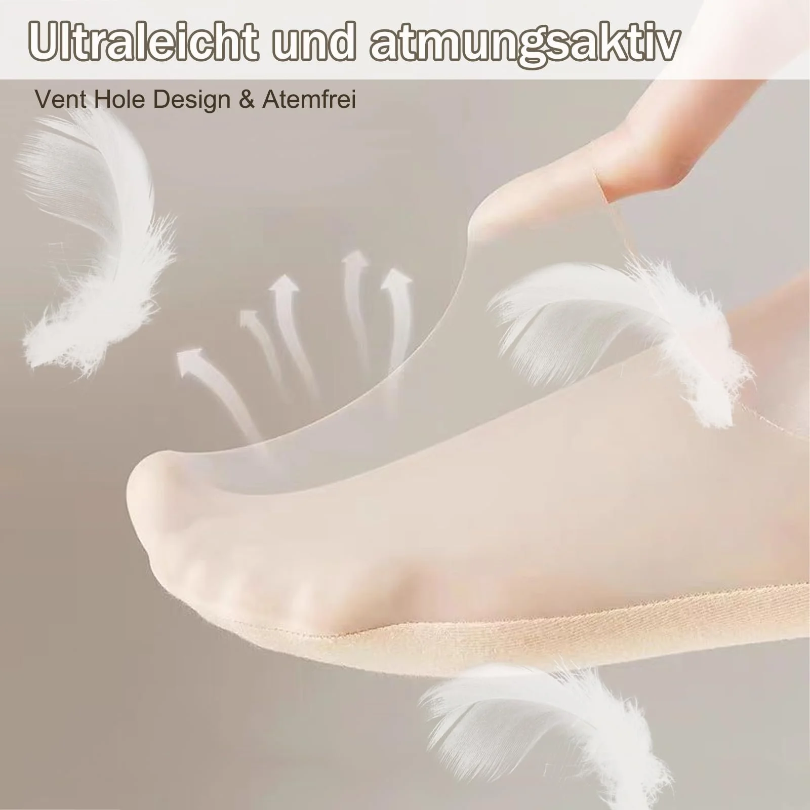 Женские Носки-балетки Lunyloer, фото №5