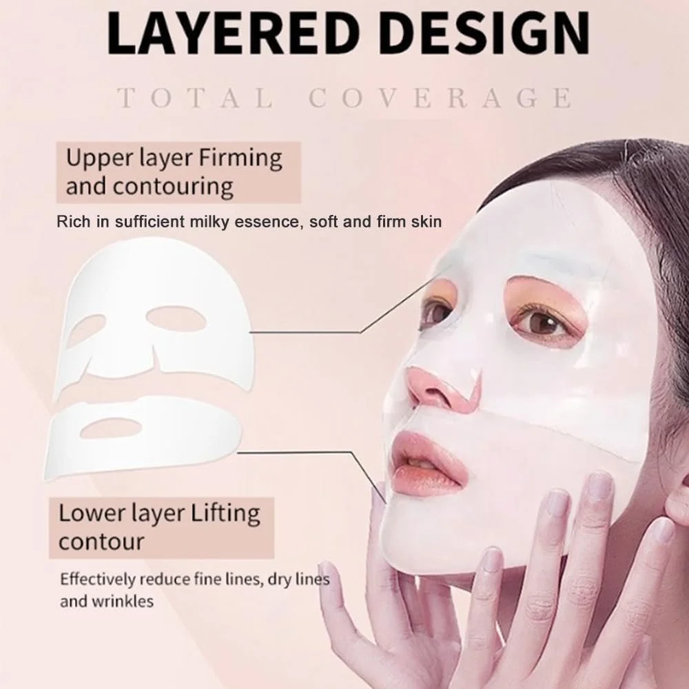 Гідрогелева маска для обличчя Organic Collagen, глибоко зволожуюча (4 шт./уп.), фото №3