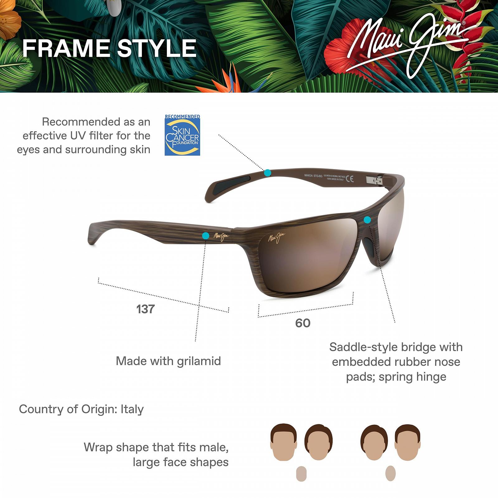 Унисекс Солнцезащитные очки Maui Jim Makoa, фото №6