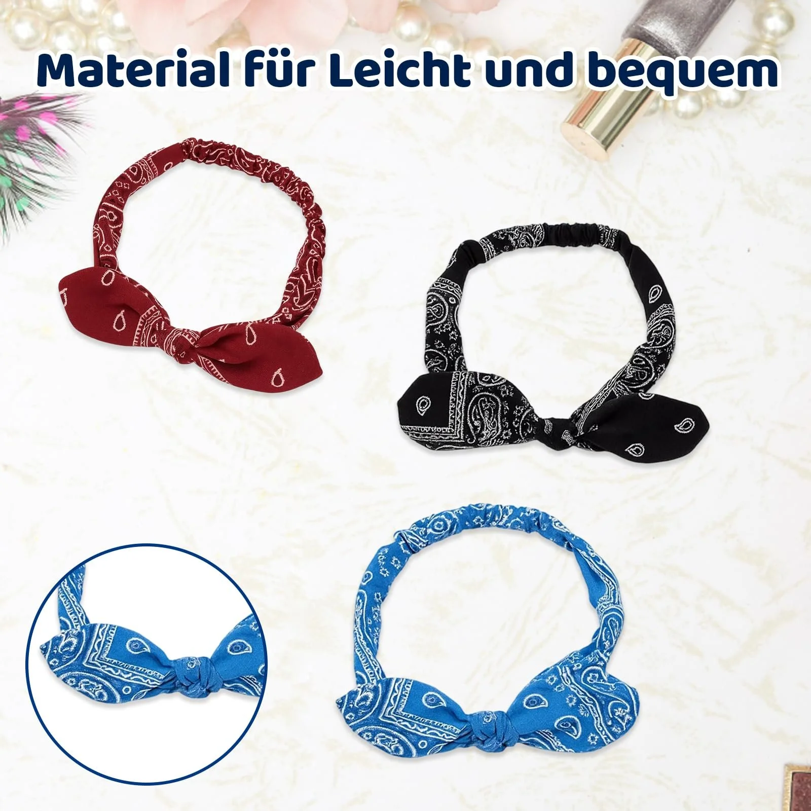 Пов'язка на голову жіноча, фото №3 Пов'язка на голову жіноча, фото №3