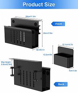 Подставка Настольная Двойная с магнитным держателем для ручек, без сверления, стальная, для ноутбука для офиса, дома synthetic.ua - Фото 1