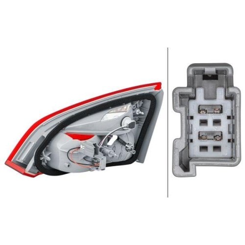 Задний фонарь HELLA 2NR 354 828-111 для FORD, левый, фото №2