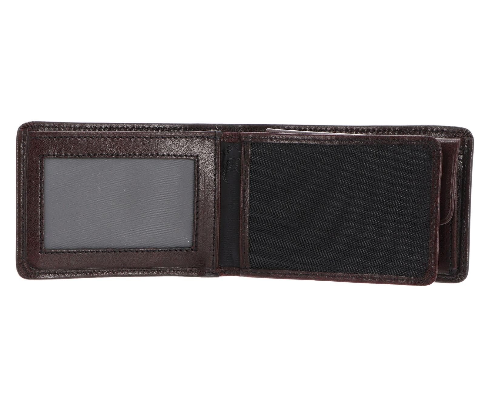 Гаманець шкіряний Golden Head Colorado RFID 7.5 см, бордовий, монетниця, фото №3