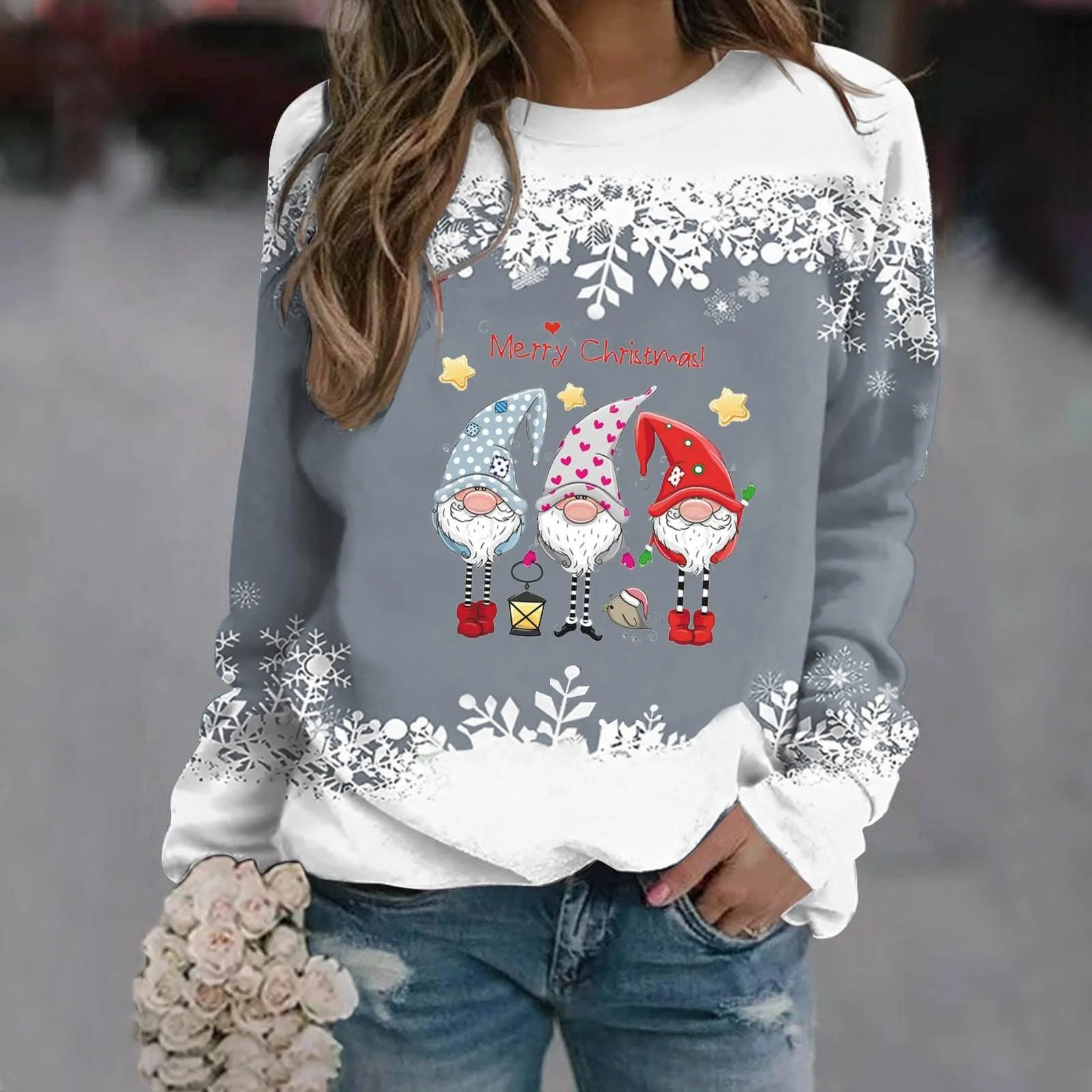 Жіноча Різдвяна Толстовка М'яка Santa, фото №2