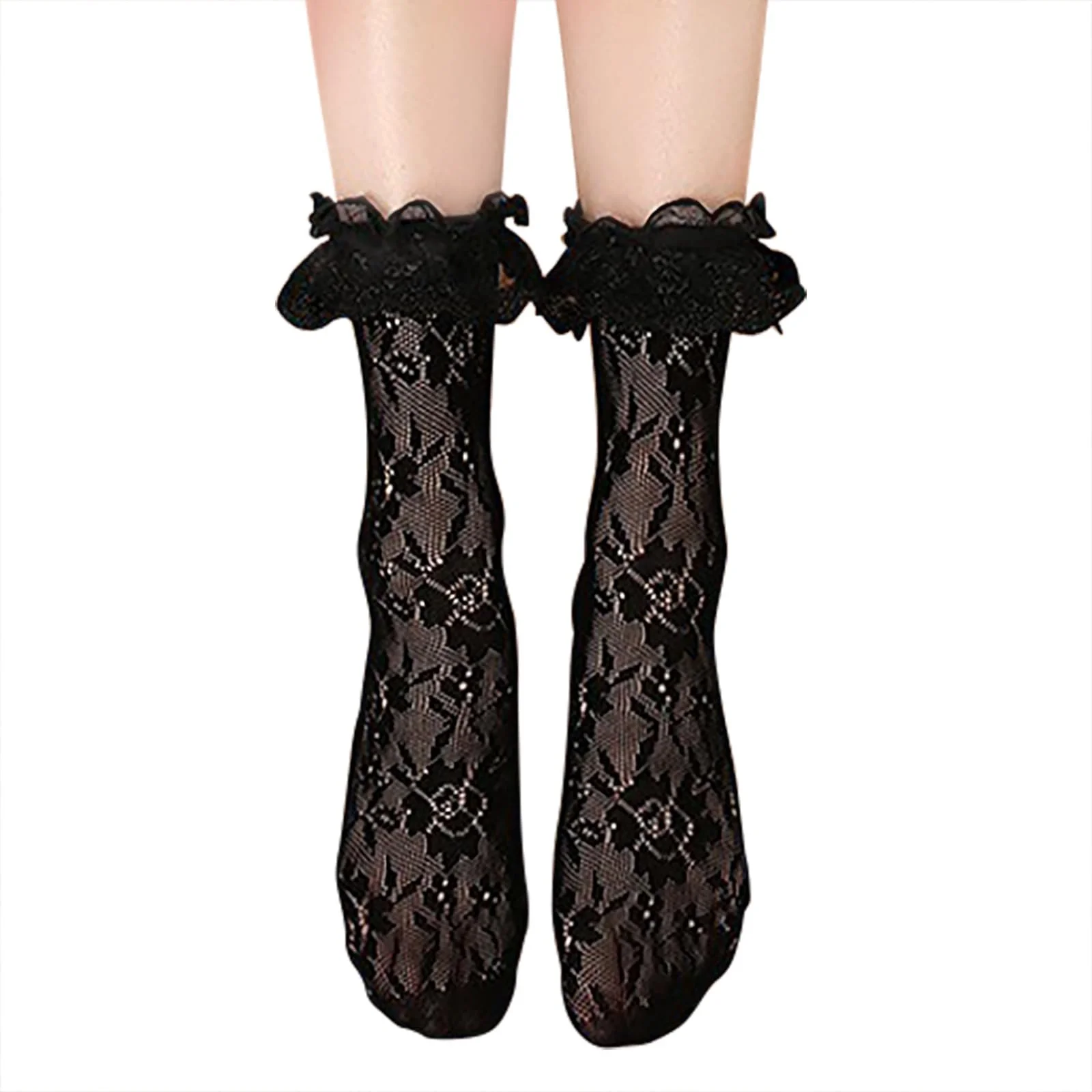 Шкарпетки LittleForBig з мереживними рюшами, 2 пари, фото №4 Шкарпетки LittleForBig з мереживними рюшами, 2 пари, фото №4