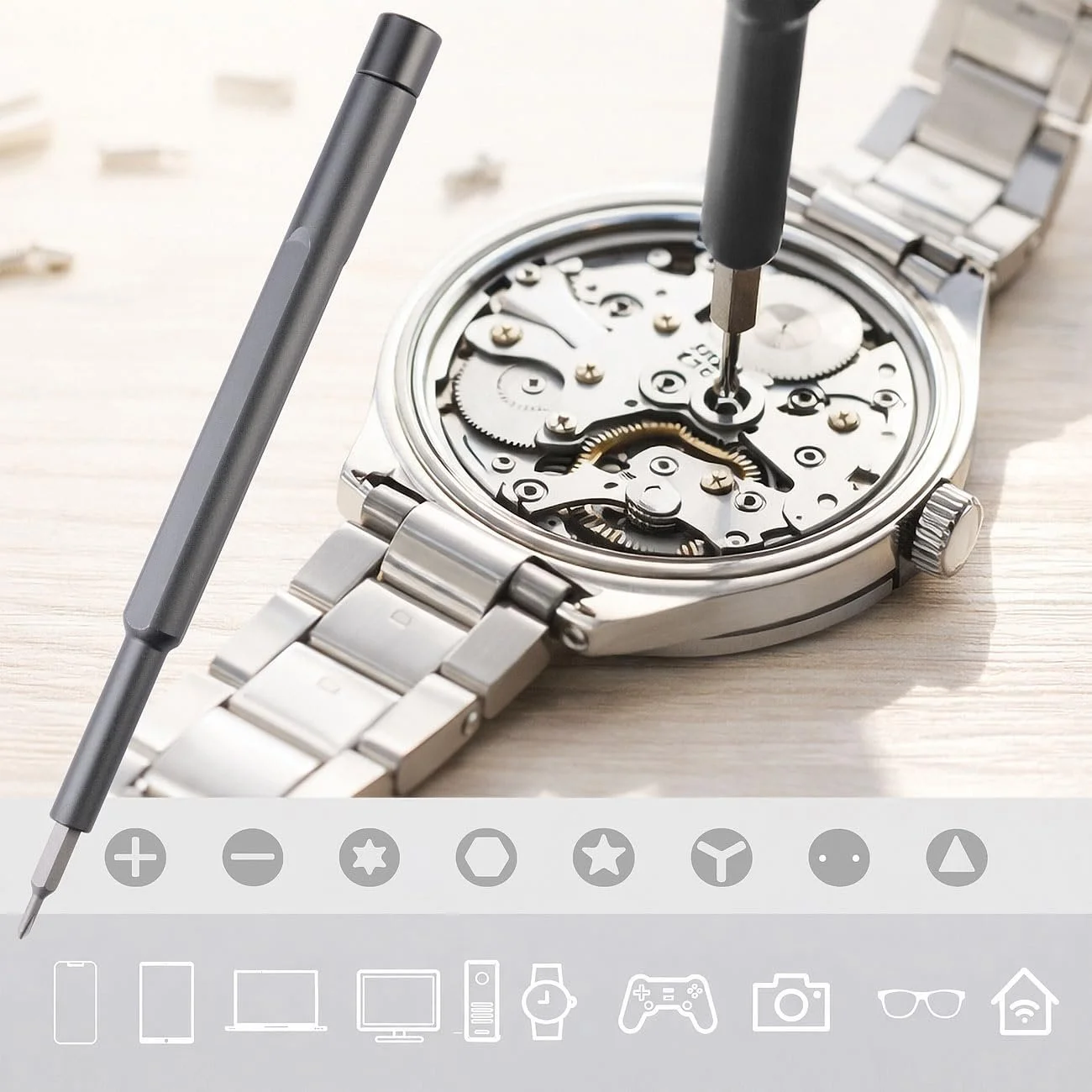 Набір прецизійних викруток AGT 25 предметів для точного ремонту, фото №3