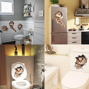 Наклейка на стіну Pazi Коти 3D Знімна ціна на synthetic.ua - Фото 1 Наклейка на стіну Pazi Коти 3D Знімна synthetic.ua - Фото 1